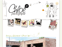 Tablet Screenshot of chloe-photographie.com
